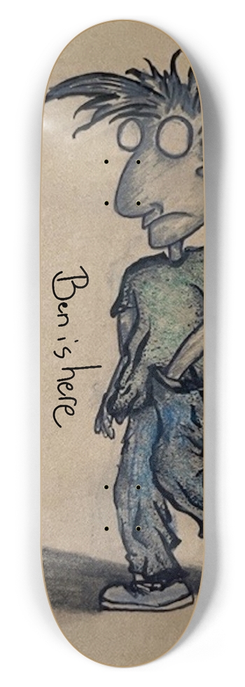 Ben There 8-1/2 Skateboard Deck