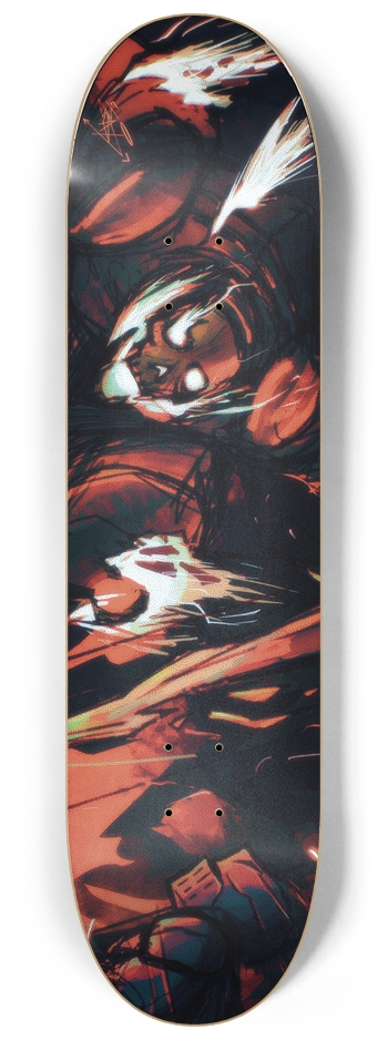 Obsidius-Horizontal 8-1/4 Skateboard Deck