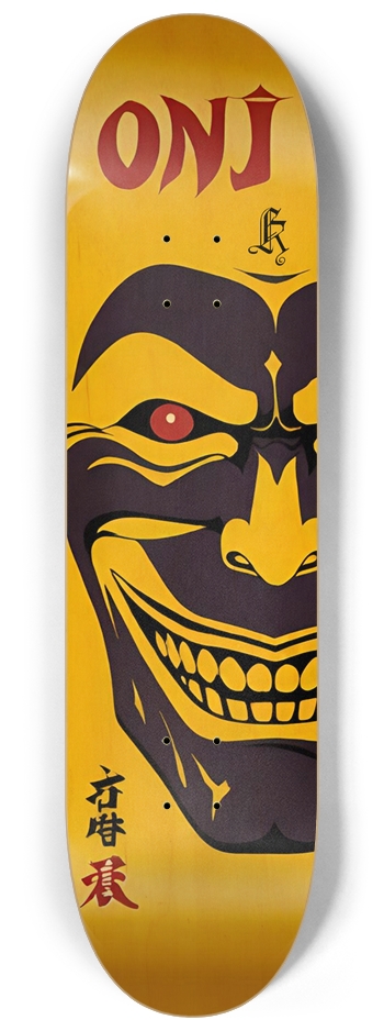 Kanji Joker 02 Natural Bamboo 8-1/4 Skateboard Deck