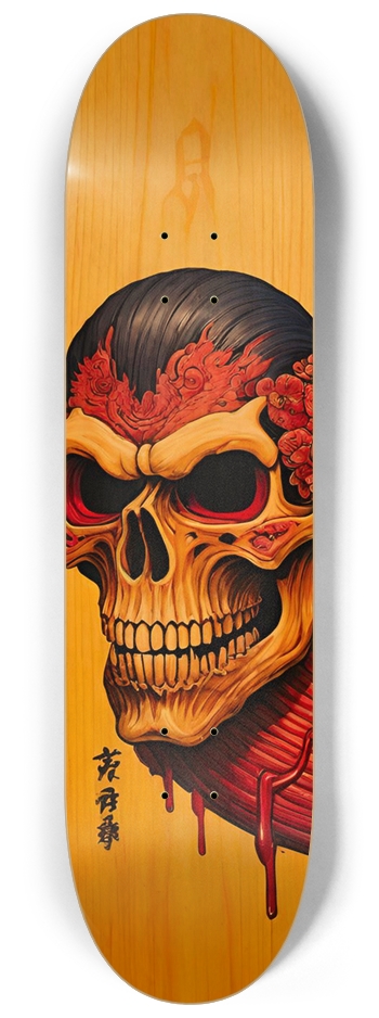 Kanji Titan 01 Natural Bamboo 8-1/4 Skateboard Deck