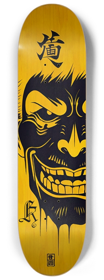 Kanji Joker 01 Natural Bamboo 8-1/4 Skateboard Deck