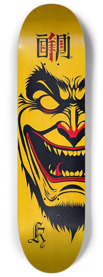Kanji Joker 03 Natural Bamboo 8-1/4 Skateboard Deck