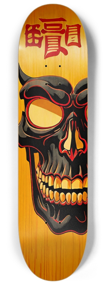 Kanji Zero 05 Natural Bamboo 8-1/4 Skateboard Deck