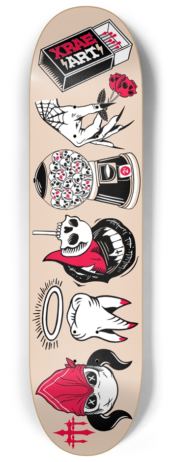 Xraeart Bandito Deck 8-1/4 Skateboard Deck