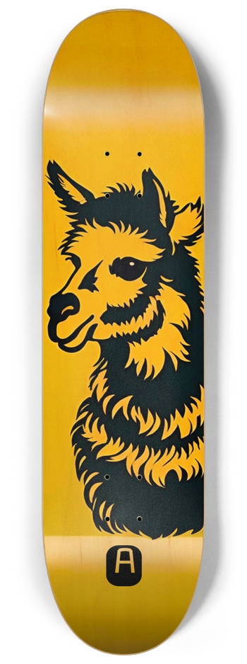 ABOMINATION ALPACA Natural 8-1/4 Skateboard Deck