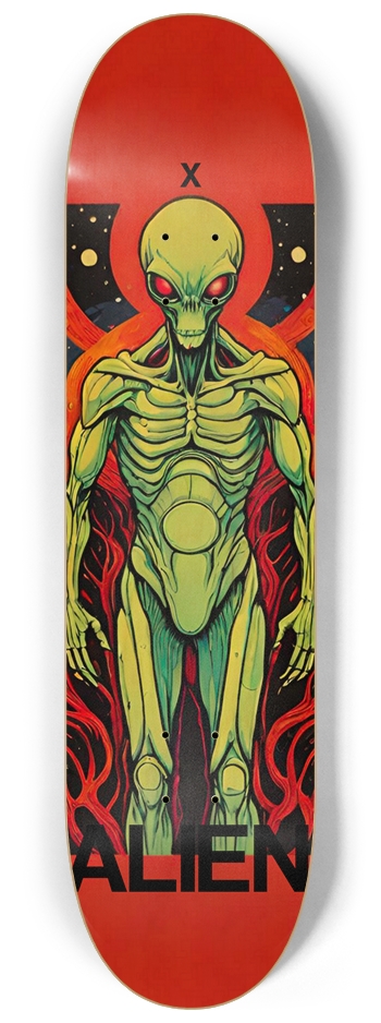 Alien Yo 010 Natural 8-1/4 Skateboard Deck