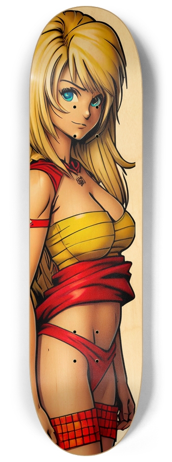 Anime Monkey 06 Natural Girl Deck 8-1/4 Skateboard Deck