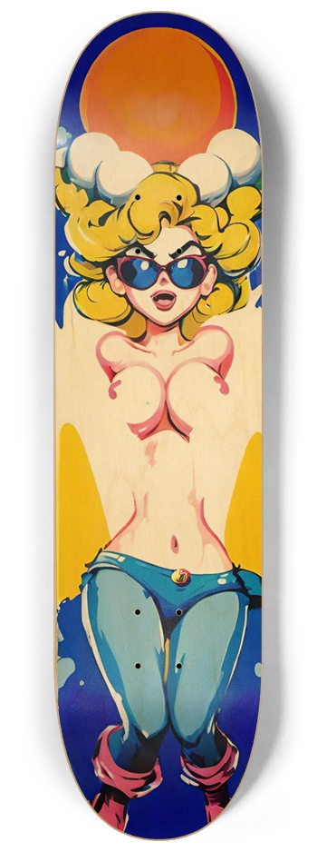 ANIME MONKEY 013 Peaches Natural 8-1/4 Skateboard Deck