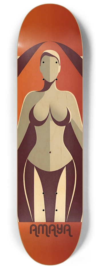 AMAYA Girl 01 Natural 8-1/4 Skateboard Deck