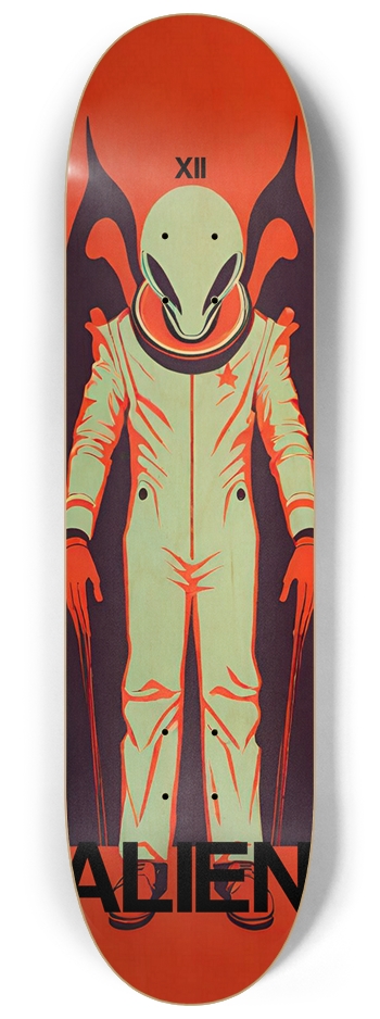 Alien Yo 012 Natural 8-1/4 Skateboard Deck