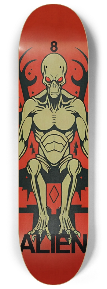 Alien Yo 08 Natural 8-1/4 Skateboard Deck