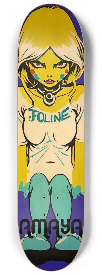 AMAYA Joline Deck 01 Natural 8-1/4 Skateboard Deck