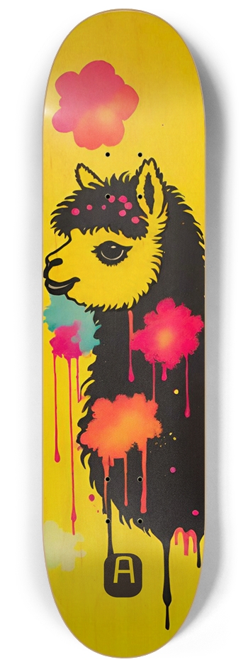 Alpaca 03 Natural 8-1/4 Skateboard Deck