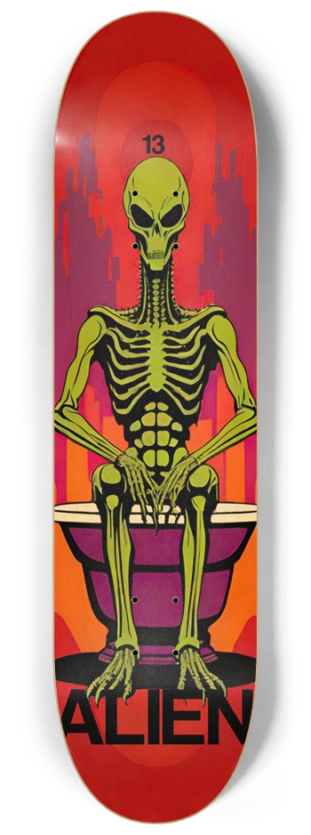 Alien Yo 013 Natural 8-1/4 Skateboard Deck