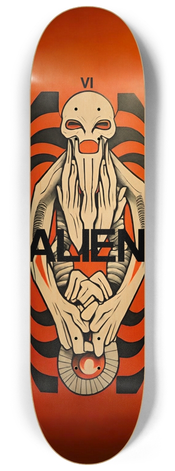 Alien Yo 06 Natural  8-1/4 Skateboard Deck