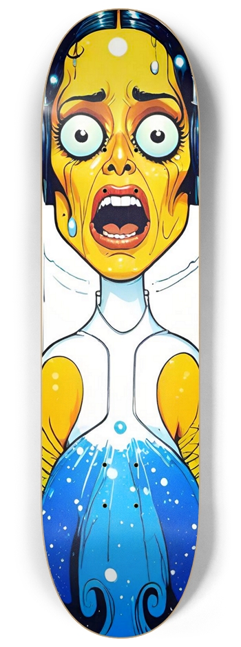 Anime Monkey 016 Girl Original 8-1/4 Skateboard Deck
