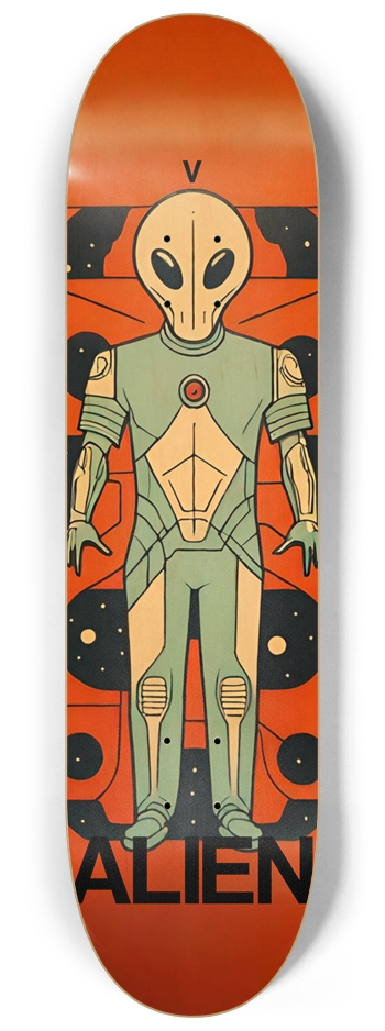 Alien Yo 05 Natural 8-1/4 Skateboard Deck