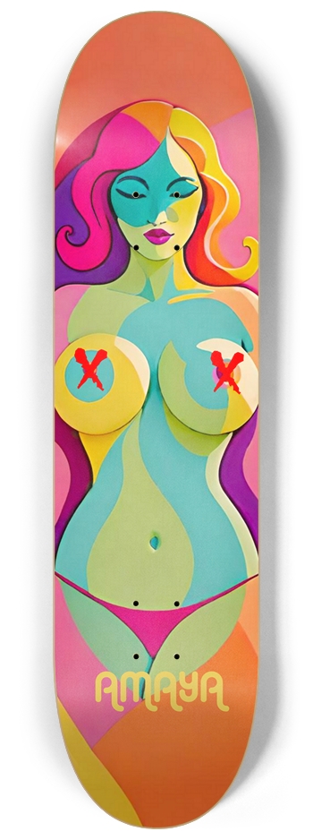 AMAYA Booty 02 Original Booty Girl 8-1/4 Skateboard Deck