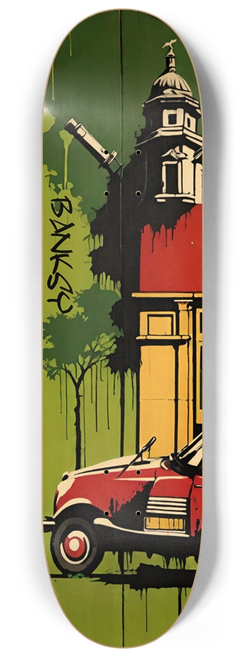 Banksy Run 07 Ukraine War Effort Natural 8-1/4 Skateboard Deck