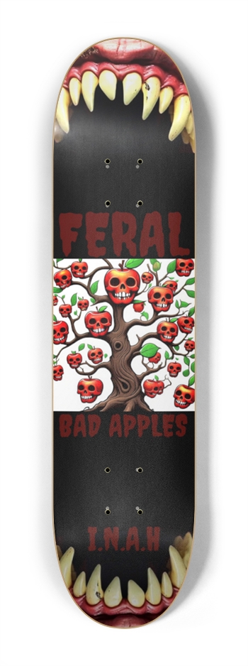 Feral Bad Apples MINI DECK 7-1/4 Mini/Kid Skateboard