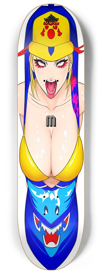 ANIME MONKEY 022 Hot Girl Original 8-1/4 Skateboard Deck