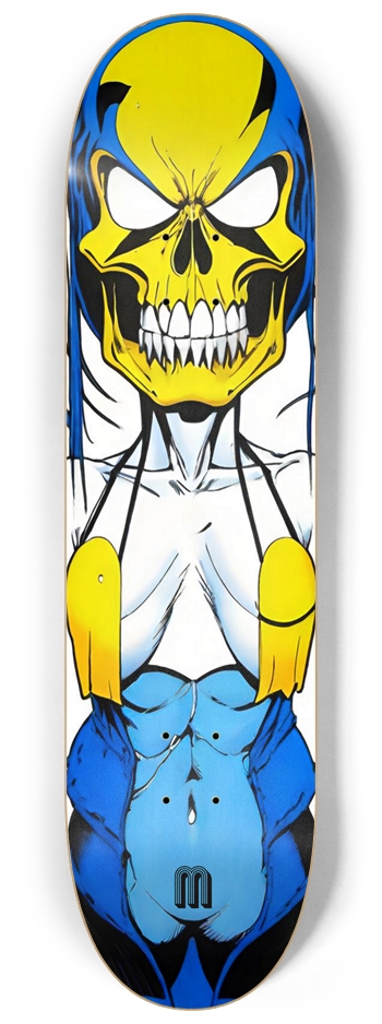 ANIME Monkey 018 Original Skull Girl 8-1/4 Skateboard Deck