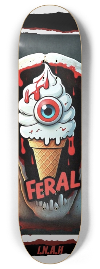 Feral Vanilla 8.0 8 Inch Skateboard Deck