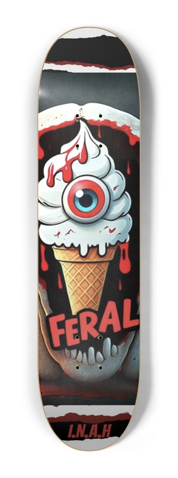 Feral Vanilla MINI DECK 7-1/4 Mini/Kid Skateboard