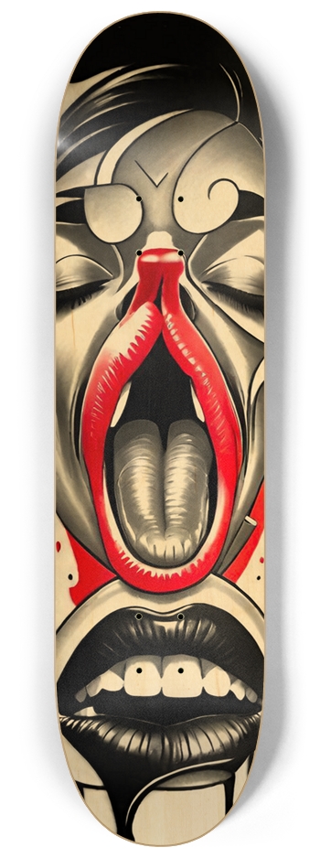 BILLY BOMB 04 Snarf Kisser Natural 8-1/4 Skateboard Deck