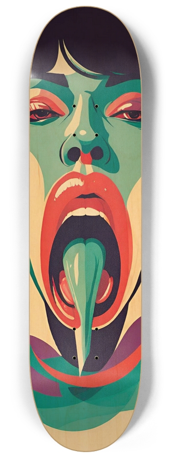 BILLY BOMB 07 Sith Leia Natural 8-1/4 Skateboard Deck