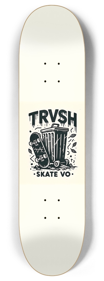 Plain TRVSH Board 8 Inch Skateboard Deck