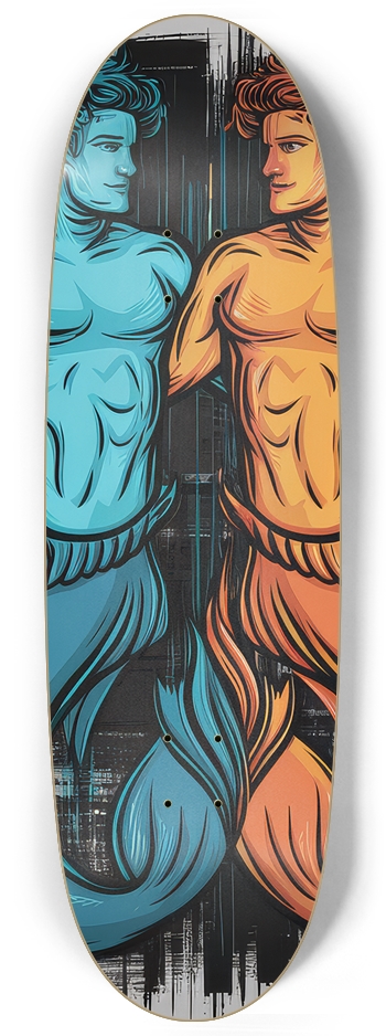 Oceanic Affection Skateboard Egg Shape