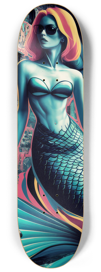 2 Skateboard Series Art - ModMers #1 8-1/4 Skateboard Deck