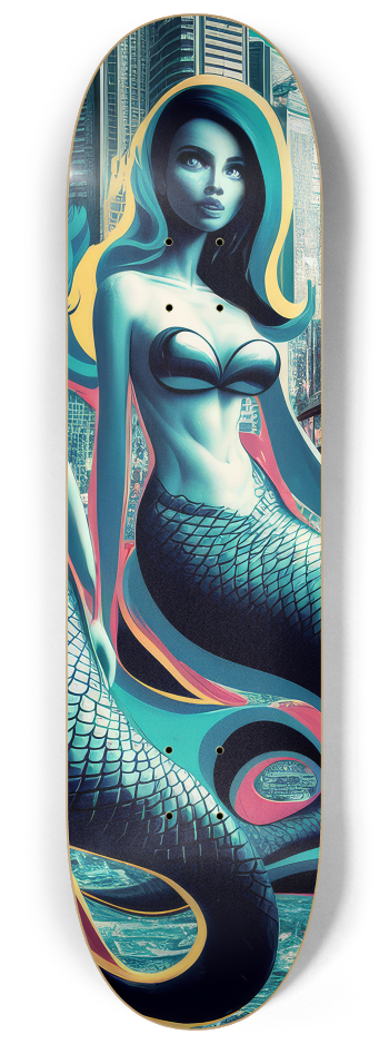 2 Skateboard Series Art - ModMers #2 8-1/4 Skateboard Deck