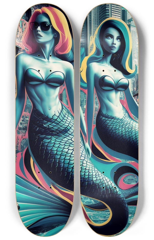 2 Skateboard Series Art - ModMers 2 Deck Wall Series