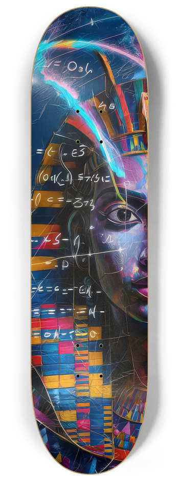 2 Skateboard Series Art - Egyptian Magic #1 8-1/4 Skateboard Deck