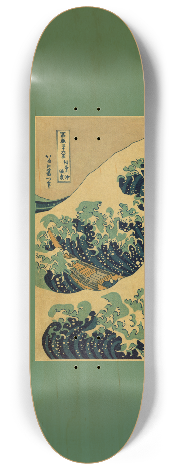 The Great Wave Three Deck Series #1 8-1/4 Skateboard Deck