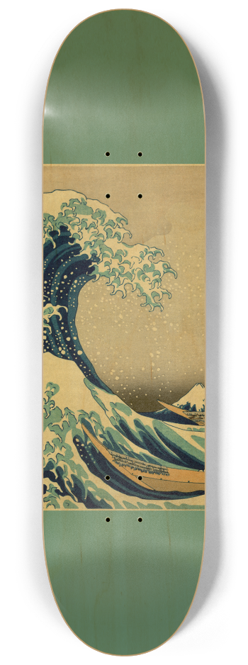 The Great Wave Three Deck Series #2 8-1/4 Skateboard Deck