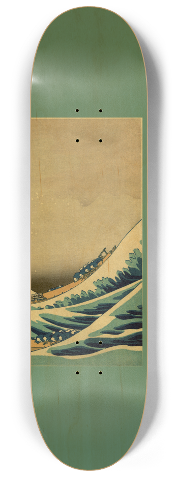 The Great Wave Three Deck Series #3 8-1/4 Skateboard Deck