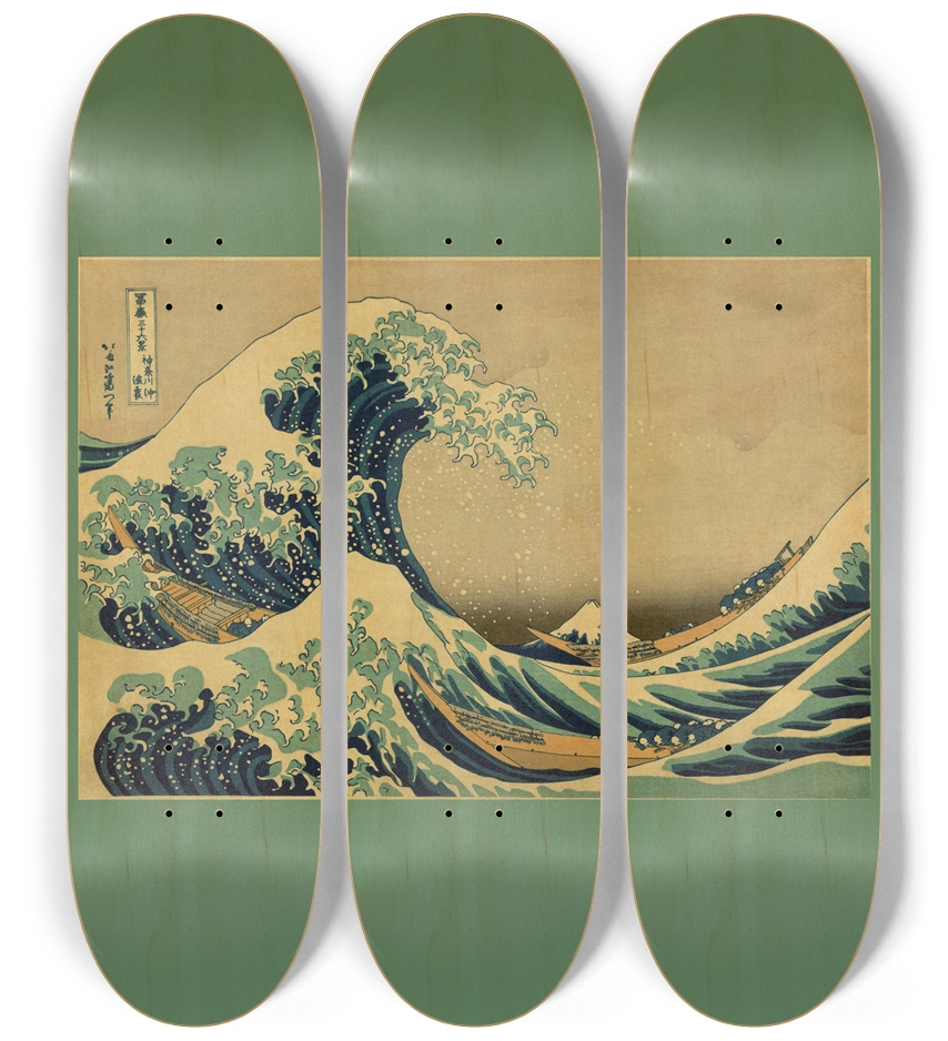 The Great Wave Three Deck Series 3 Deck Wall Series