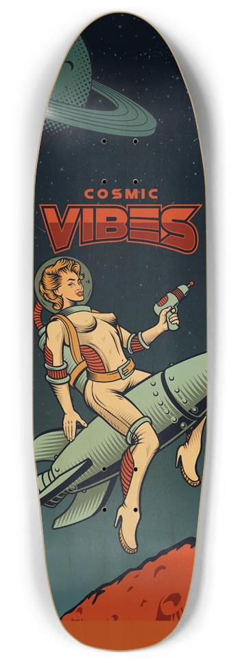 Cosmic Pool Vibes Punk Nose Pool Shape