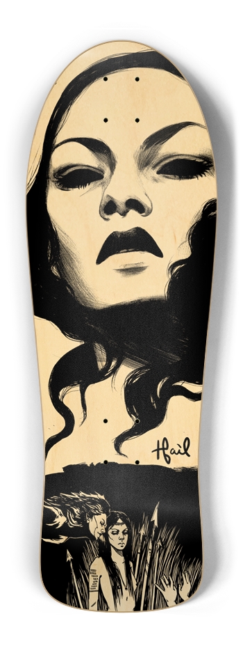 TMRWLND X TFAIL Artist Edition Skateboard Old School Shape