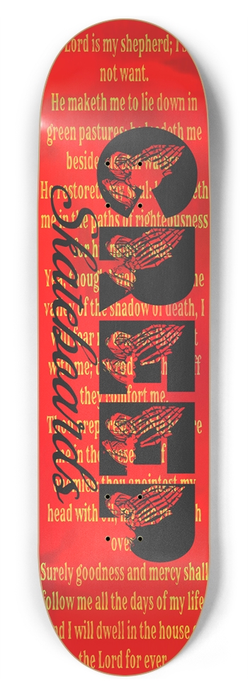 Psalm 23 8-3/4 Inch Skateboard