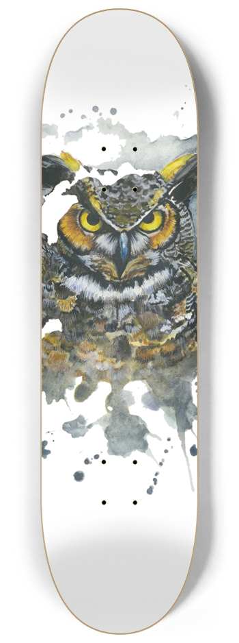 Owl 8-1/4 Skateboard Deck