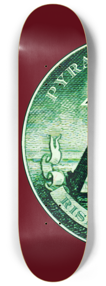 PYRAMID SKEME MONEY #1 8-1/4 Skateboard Deck