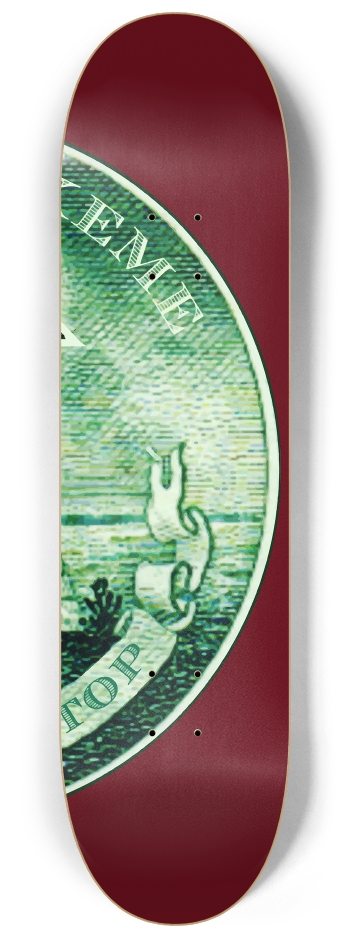 PYRAMID SKEME MONEY #3 8-1/4 Skateboard Deck
