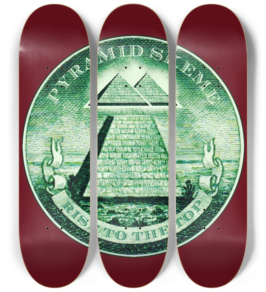 PYRAMID SKEME MONEY 3 Deck Wall Series
