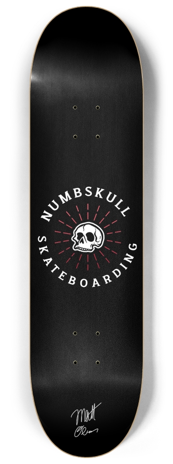 NUMBSKULL- CIRCLE LOGO 8-1/4 Skateboard Deck