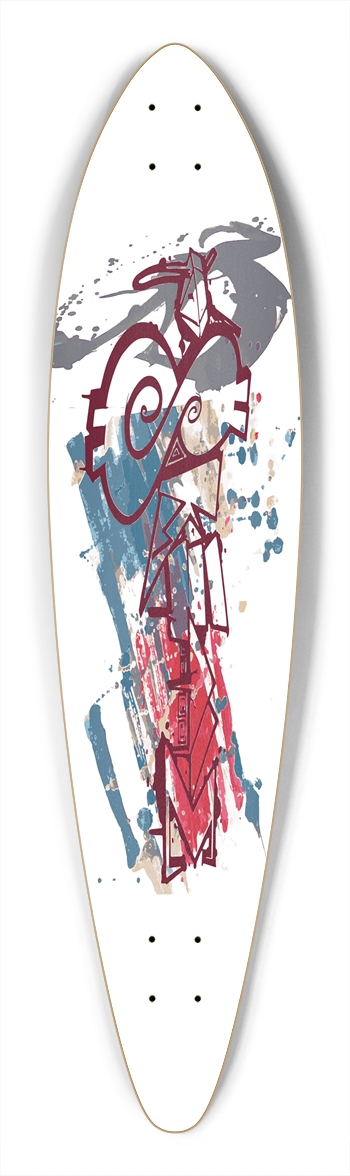 ART SHOW Pintail Longboard