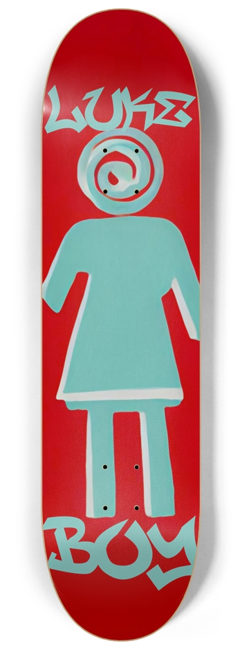 BOY Luke 08 Original Graffiti Girl Hannah 8-1/4 Skateboard Deck